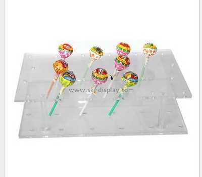 Custom clear acrylic lollipop display holders FD-182