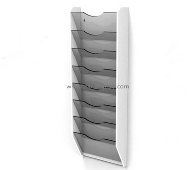 Custom wall 7 pockets acrylic pamphlet holders BD-956