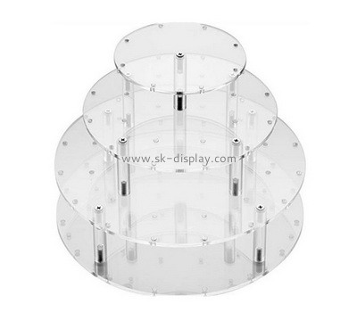 Plexiglass manufacturer customize acrylic cake display stands lucite display holders FD-354