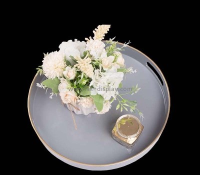 Custom acrylic wholesale desktop decorative tray STS-226