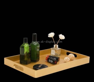 Custom acrylic wholesale skincare beauty organizer tray STS-225