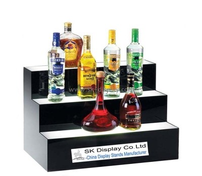 Custom wholesale acrylic wine display prop with LED light KLD-115