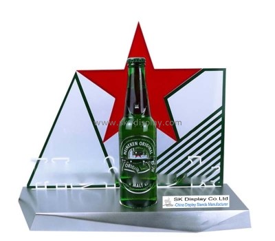 Custom wholesale acrylic luminous beer display prop KLD-117