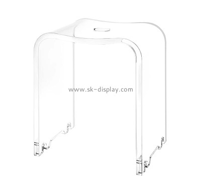 Custom wholesale acrylic shower stool AFS-617