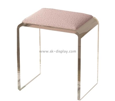 Custom wholesale acrylic shoe changing stool AFS-620