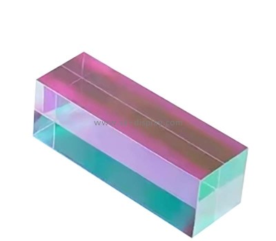 Custom wholesale iridescent acrylic display block CA-127