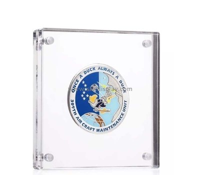 Custom wholesale acrylic coin magnet display block CA-129