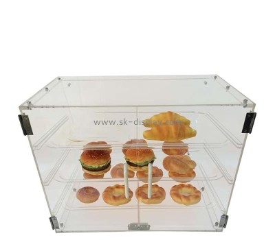 Custom wholesale acrylic bread display storage box FD-491