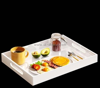 Custom wholesale acrylic tray for breakfast STS-231