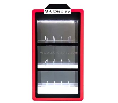 Custom wholesale acrylic 3 tiers display cabinet LDD-131