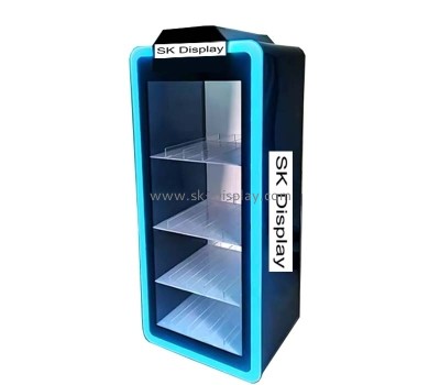 Custom wholesale acrylic 4 tiers luminous display cabinet LDD-133