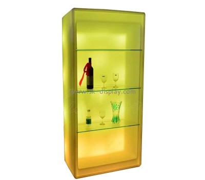 Custom wholesale acrylic liquor luminous display cabinet LDD-134