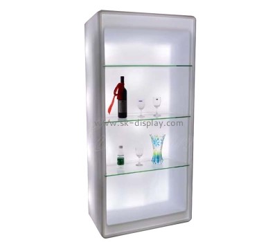 Custom wholesale acrylic drink luminous display cabinet LDD-136