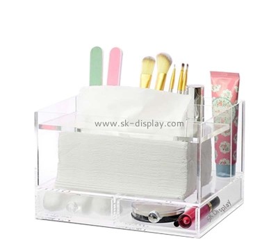 Custom wholesale acrylic makeup display stand holders CO-792