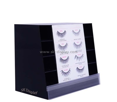 Custom wholesale acrylic LED fake lashes display props KLD-123