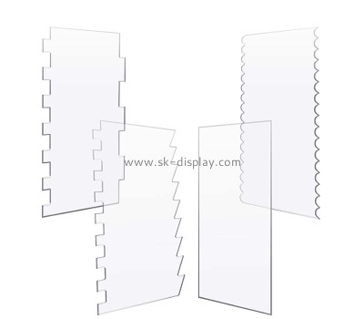 Custom wholesale acrylic cake scrapers FD-497