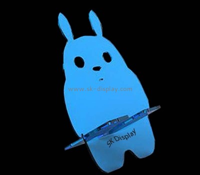 Custom wholesale acrylic desk rabbit shape phone holder PD-283