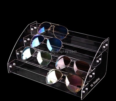 Custom wholesale acrylic 4 tiers sunglasses display risers GD-117