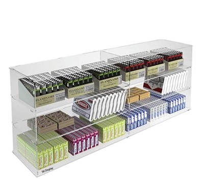 Custom wholesale acrylic multi dividers retail display case DBS-1302