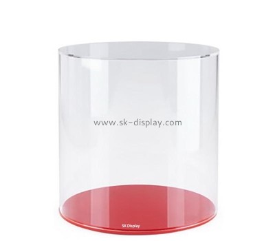 Custom wholesale acrylic round display case DBS-1304