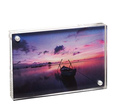 Custom wholesale plexiglass magnetic photo block AB-336