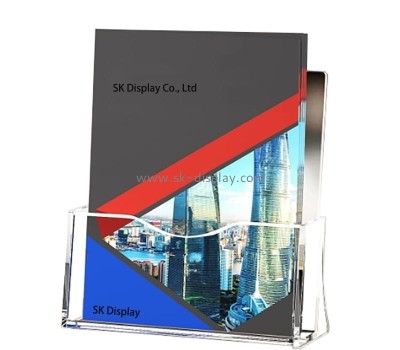 Custom wholesale acrylic desktop literature holder BD-1207