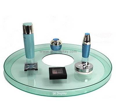 Custom wholesale acrylic countertop skincare display stand tray CO-799