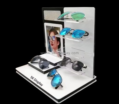 Custom wholesale acrylic multi-layers sunglasses display stands GD-118