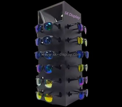 Custom wholesale acrylic rotating eyewears display racks GD-120