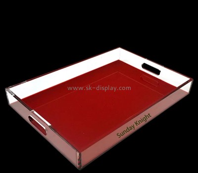 Wholesale custom acrylic bath decorative serving tray STS-251