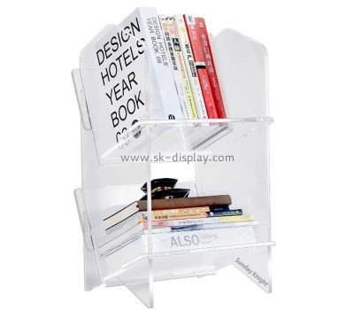 Wholesale custom acrylic desktop book organizer AFS-642