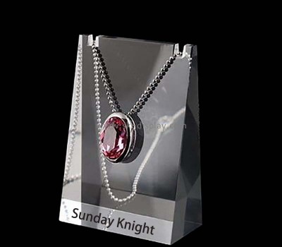 Wholesale custom acrylic necklace display block JD-280