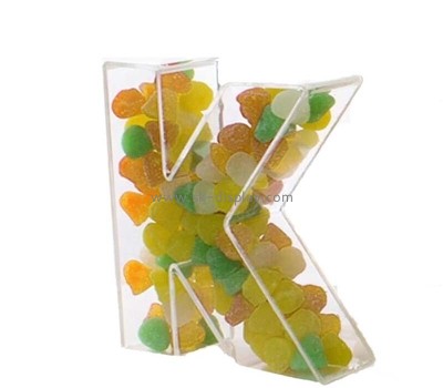 Wholesale custom acrylic letter candy box for party FD-158