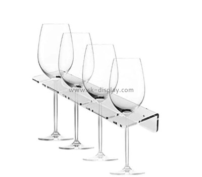 Wholesale custom acrylic wall hanging wine glass holder WD-248