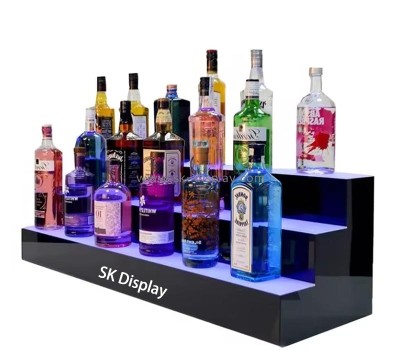 Wholesale custom acrylic liquor LED step risers KLD-143