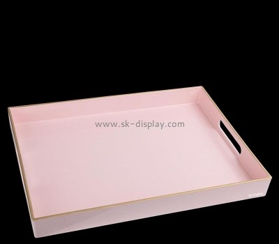 Wholesale custom acrylic makeup organizer tray STS-256