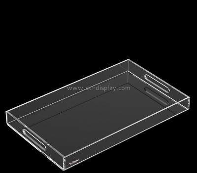 Wholesale custom acrylic tray for serving breakfast STS-257