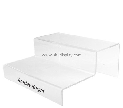 Wholesale custom acrylic 2 step commodity display riser SOD-1139