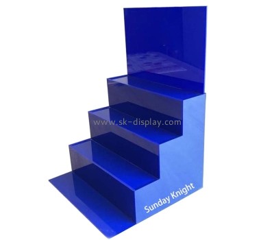 Wholesale custom acrylic step commodity display risers SOD-1142