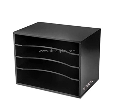 Wholesale custom acrylic 4-tier horizontal file holder BD-1225