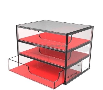 Wholesale custom acrylic 3-tier drawers file holder BD-1224