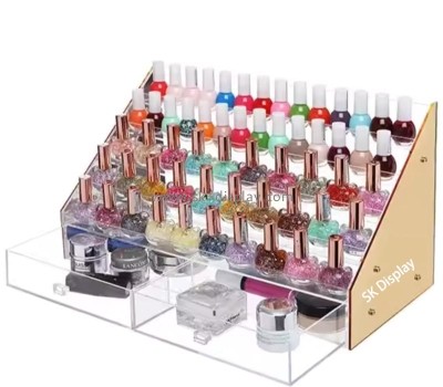 Wholesale custom acrylic 5-tier nail polish display stand holder CO-821