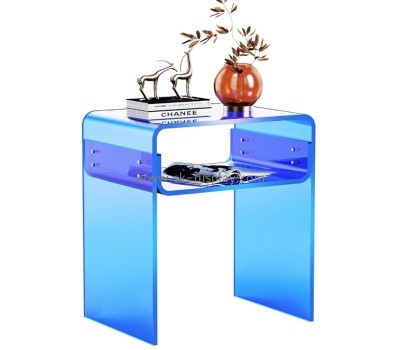 Wholesale custom acrylic 2-tier end table AFS-654