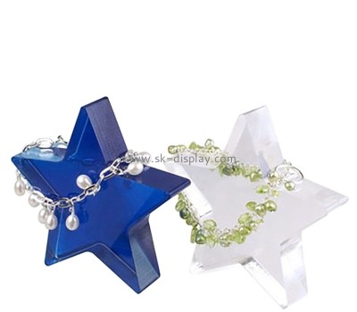 Wholesale custom acrylic star display block for jewelry CA-163